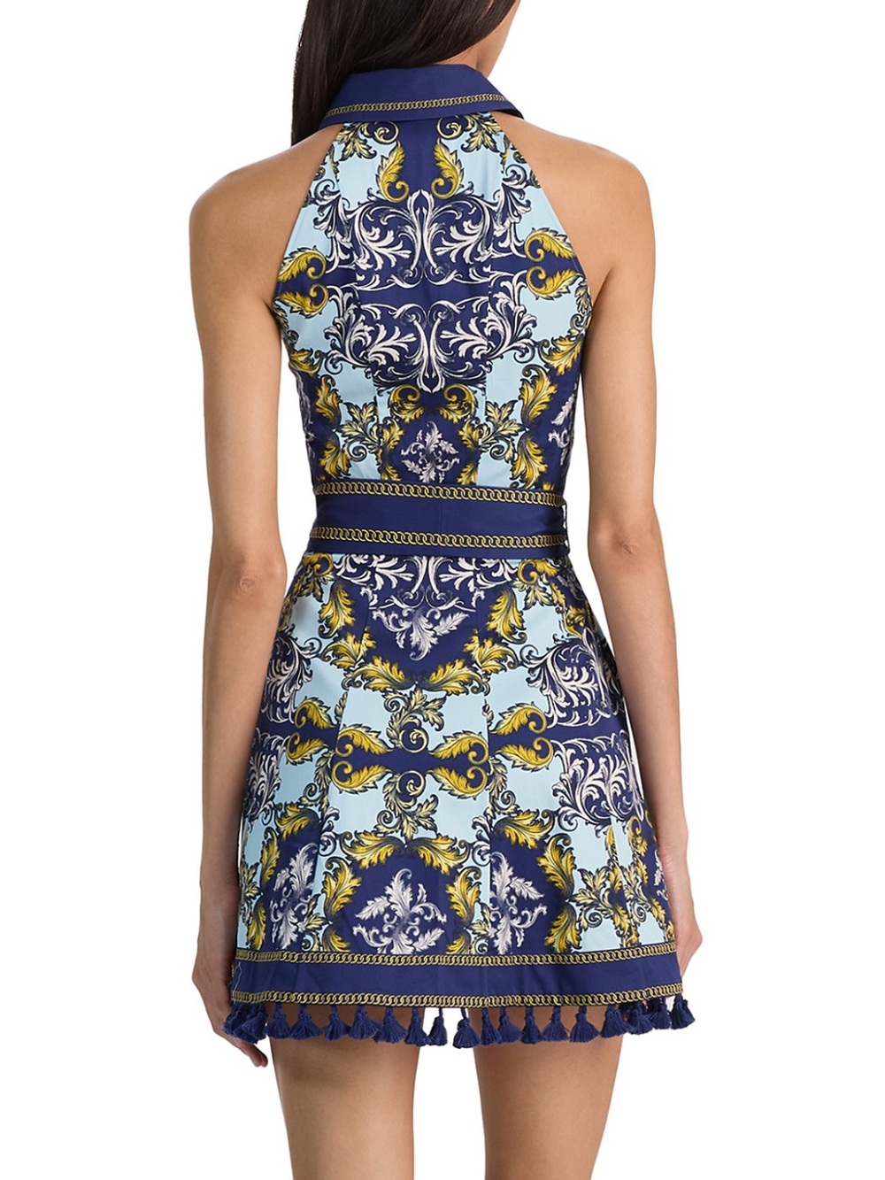 Alice + Olivia Lucy Sleeveless Mini Shirtdr Dress - Picture 3 of 8